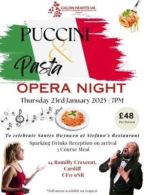Puccini and Pasta Opera Night 