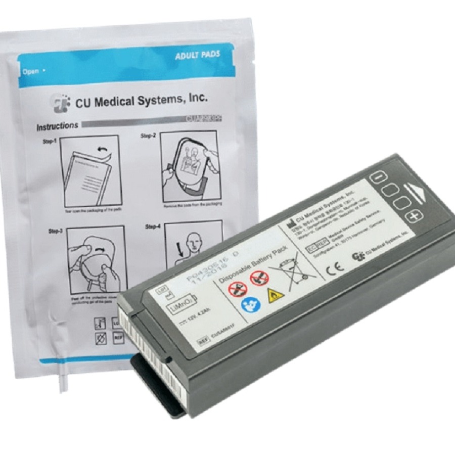 CU Medical Systems iPAD NF1200 Battery & Pad Bundle