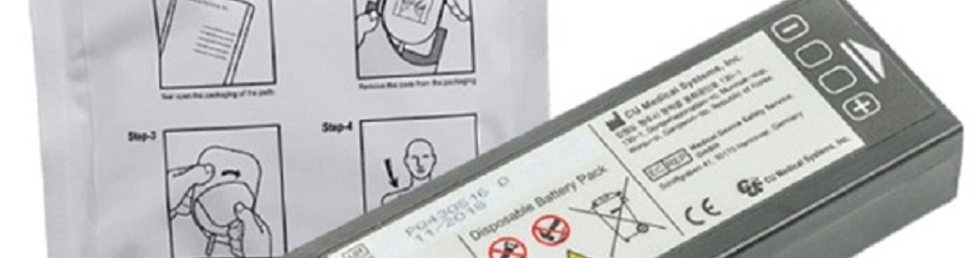 CU Medical Systems iPAD NF1200 Battery & Pad Bundle