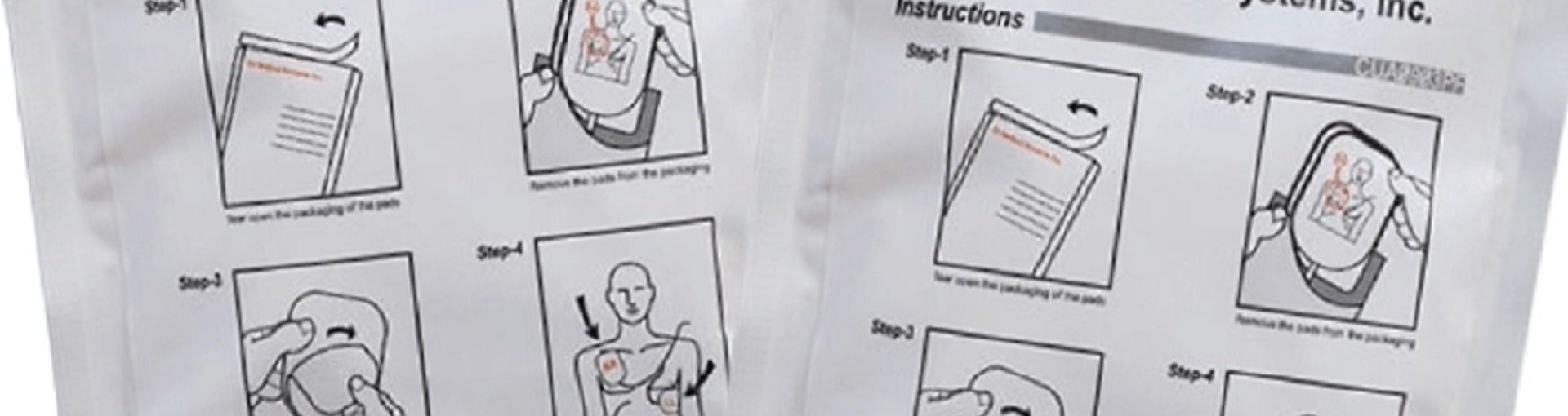 CU Medical Systems iPAD NF1200 Adult Electrode Pads – 2 Pack