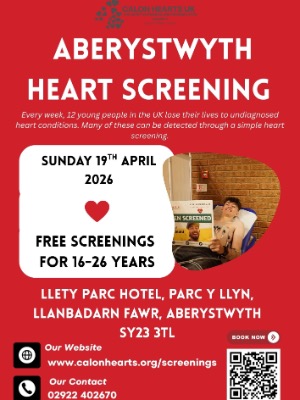 19th April - Llety Parc Hotel Aberystwyth - FREE for 16-26 years old only
