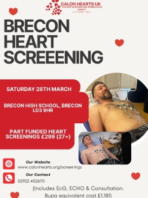 28th March - Brecon High School - SUBSIDISED RATE for ages 27 years + over