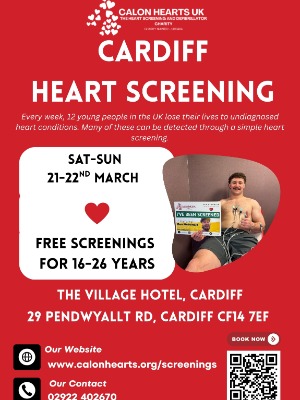 22nd March - Village Hotel Cardiff - FREE for 16-26 years old only