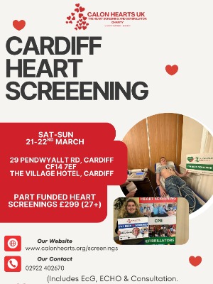 22nd March - Village Hotel Cardiff - SUBSIDISED RATE for ages 27 years + over
