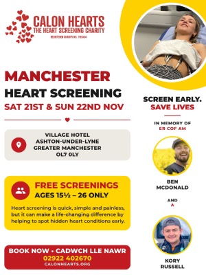 22nd November- Village Hotel Manchester - FREE for 15½-26yr olds only