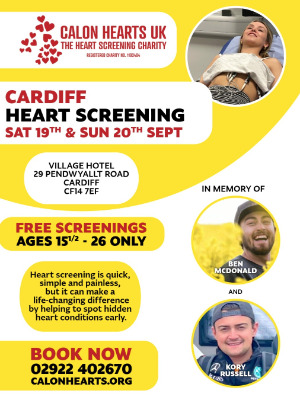 20th September - Village Hotel Cardiff - FREE for 15½-26 year olds only