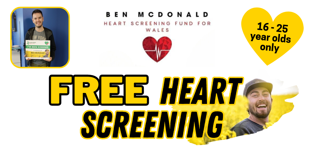 Ben McDonald free heart screening campaign