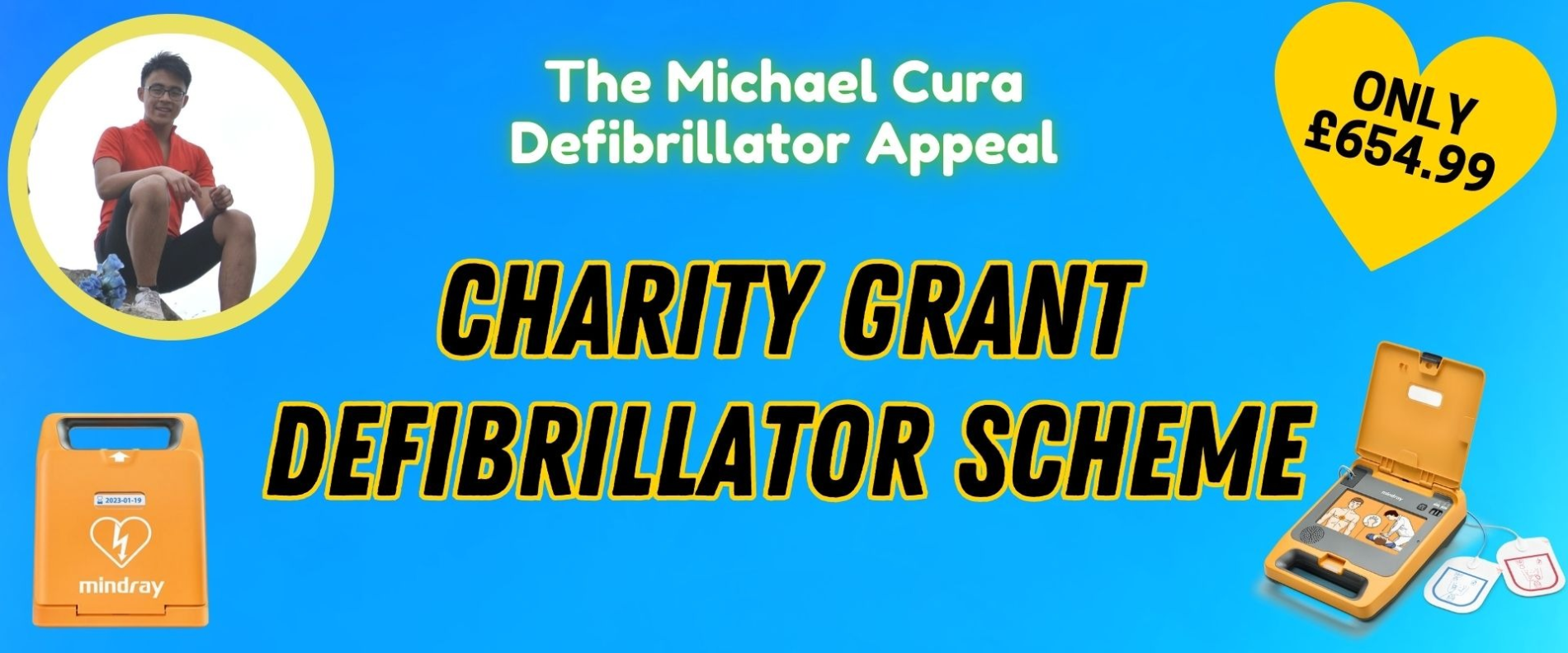 Charity grant defib 